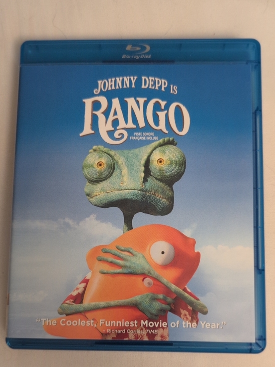 Paramount Pictures Other - Rango Blu-Ray Movie (2011) Canadian Edition Johnny Depp